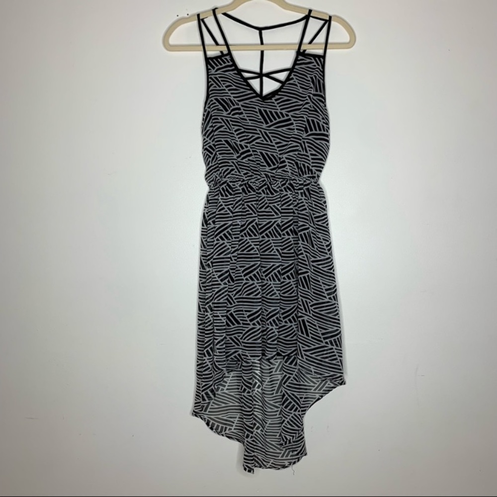 Double Zero chiffon high low dress S